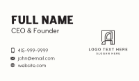 Creative Line Architecture Business Card Image Preview