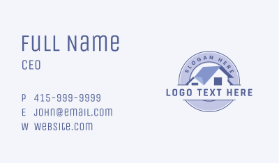 House Roof Realty Business Card Image Preview