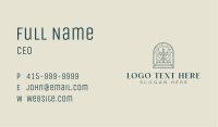 Funeral Christian Cross Business Card Image Preview