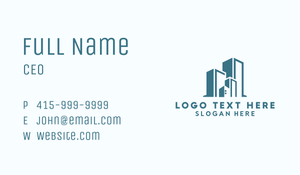 Metro City Building Business Card Design Image Preview