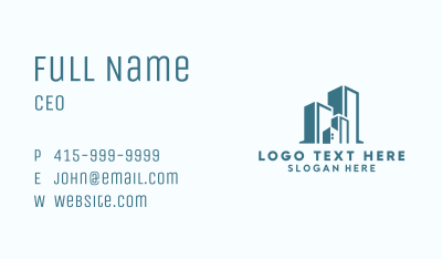 Metro City Building Business Card Image Preview