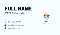 Tropical Island Beach Business Card Image Preview