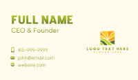 Sunrise Grass Landscaping Business Card Preview