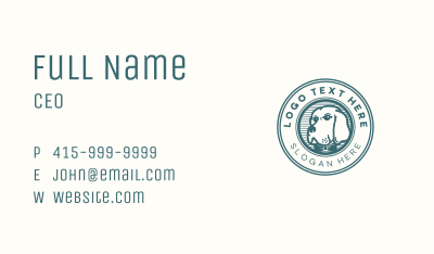 Hipster Bowtie Dog Business Card Image Preview