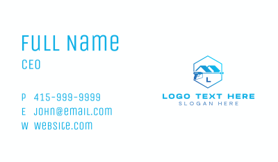 Pressure Washer House Disinfection Business Card Image Preview