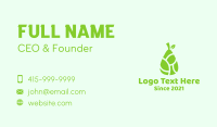 Green Pear Fruit  Business Card Preview