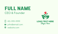 Human Rose Plant Business Card Design