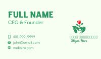 Human Rose Plant Business Card Image Preview
