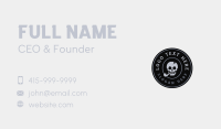 Skull Smoking Pipe Business Card Image Preview