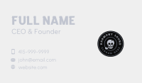 Skull Smoking Pipe Business Card Image Preview