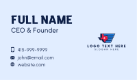 Texas Star State Map Business Card Image Preview