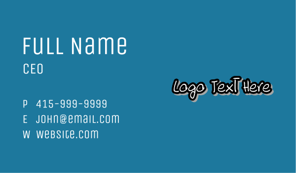 Street Style Graffiti Business Card Design Image Preview