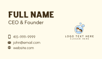 Dog Bubble Bath Business Card Image Preview