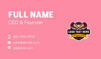 Megaphones Cheerleading Competition Business Card Preview