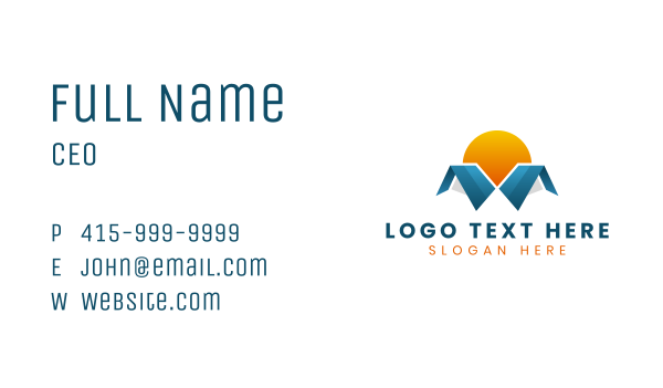 Sun House Roof Construction Business Card Design Image Preview