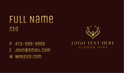 Premium Necklace Jewelry Business Card Image Preview