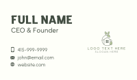 Organic Leaf Home Business Card Image Preview