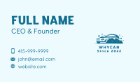 Driving Car Wash Business Card Image Preview