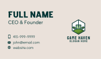 Hexagon Gardener Tool  Business Card Image Preview