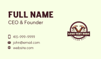 Construction Carpentry Hammer Business Card Image Preview