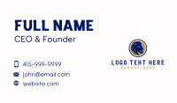 Wild Lion Silhouette Business Card Design