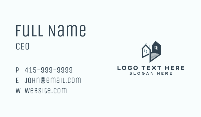 House Property Architecture  Business Card Image Preview