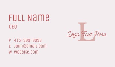 Generic Elegant Business Business Card Image Preview