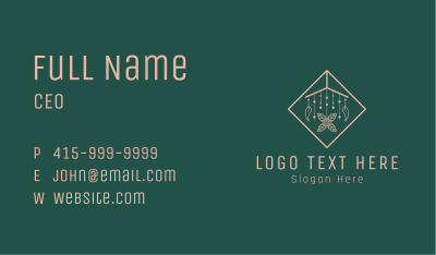 Home Decor Macrame  Business Card Image Preview