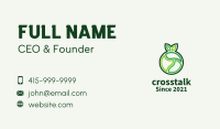 Green Outline Fruit  Business Card Image Preview