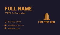Tall Real Estate Building Business Card Preview