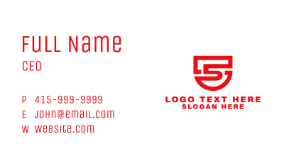 Security Number 5 Business Card Image Preview