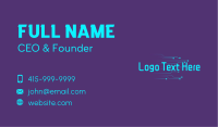 Software Circuit Wordmark Business Card Image Preview
