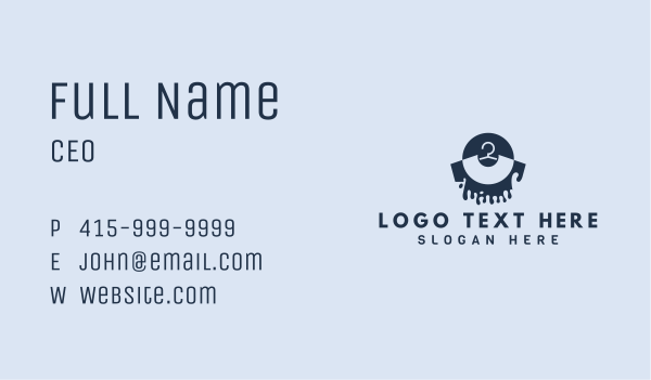 T-shirt Wash Laundry Business Card Design Image Preview