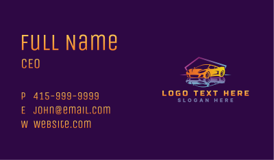 Automotive Vehicle Car Business Card Image Preview