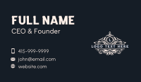 Royal Diner Wreath Business Card Image Preview