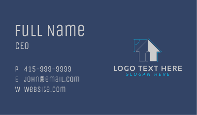 House Structure Builder Business Card Image Preview