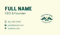 Sports Golf Flag Business Card Design