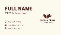 Coffee Bean Spill Business Card Image Preview