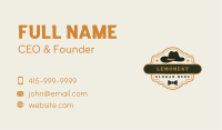 Gentleman Hat Fashion Business Card Image Preview