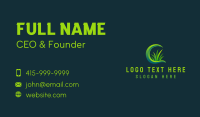 Grass Lawn Garden Business Card Design