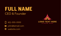 Campsite Flame Adventure Business Card Image Preview