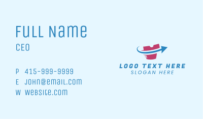 Clean Shirt Arrow  Business Card Image Preview