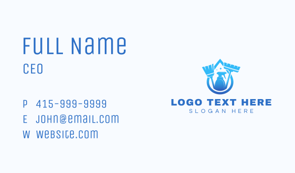 Droplet Clean Janitorial Business Card Design Image Preview