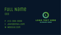 Green Paper Craft Letter Business Card Image Preview