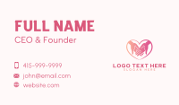 Love Hand Charity Business Card Design