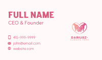 Love Hand Charity Business Card Image Preview