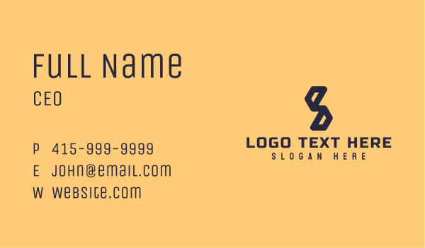 Hardware Letter S Business Card Design Image Preview