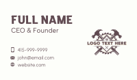 Hammer Handyman Builder Business Card Preview