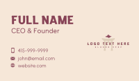 Japanese Landmark Restaurant Business Card Preview