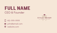 Japanese Landmark Restaurant Business Card Image Preview